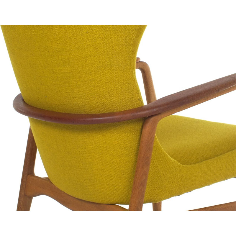 Vintage Yellow Aksel Bender Madsen by Bovenkamp armchair, Denmark