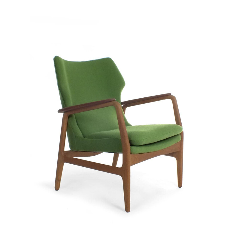 Vintage Green Armchair by Aksel Bender Madsen for Bovenkamp 1960s