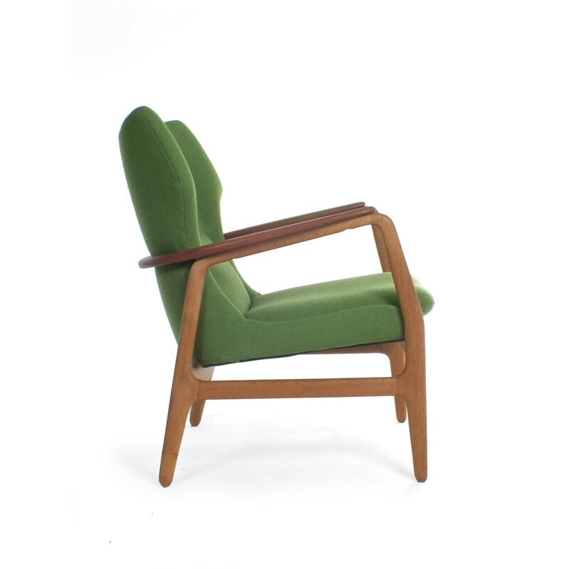 Vintage Green Armchair by Aksel Bender Madsen for Bovenkamp 1960s