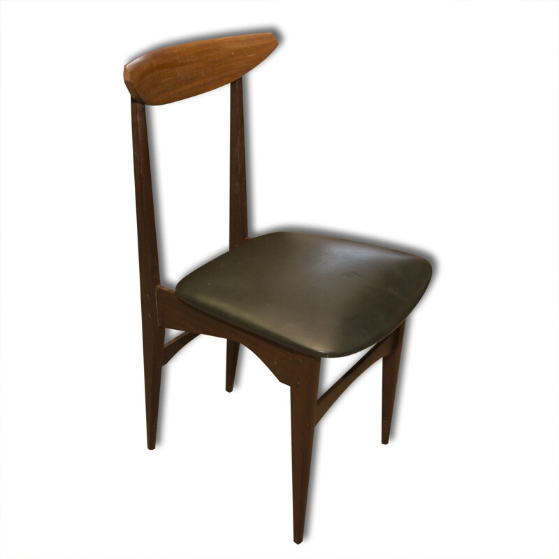 Mid-century teak chair Italian 1960s