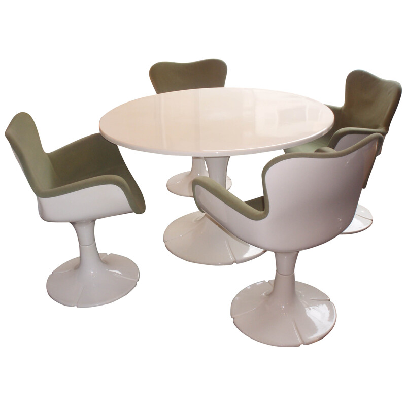 Set dining table and chairs, Christian ADAM - 60