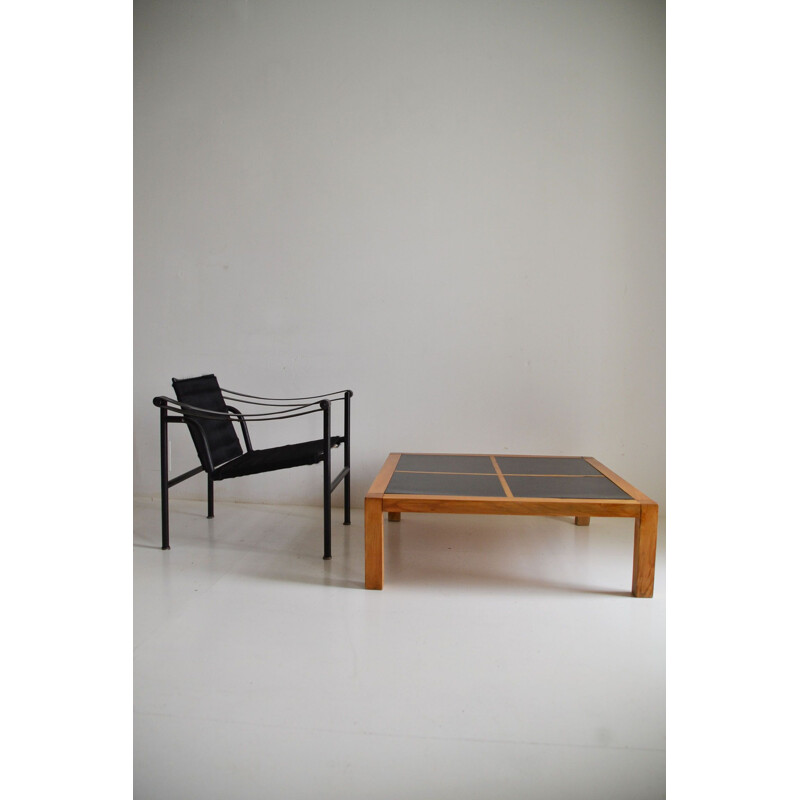 Large vintage coffee table by André Sornay