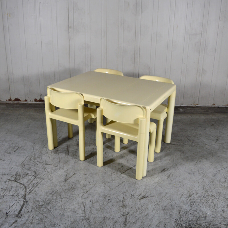 UPO dining set in plastic, Eero Aarnio - 1970s