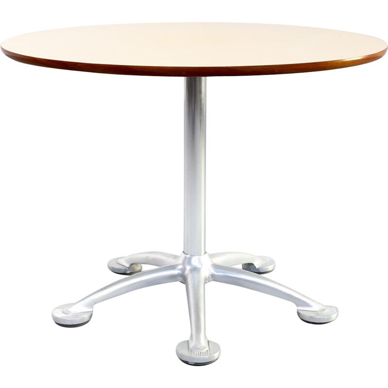 Vintage Jorge Pensi round dining table for Amat3 1980s