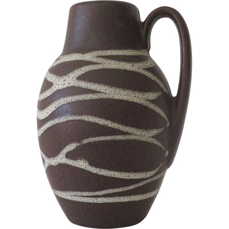 Vaso moderno vintage in ceramica, Germania 1950