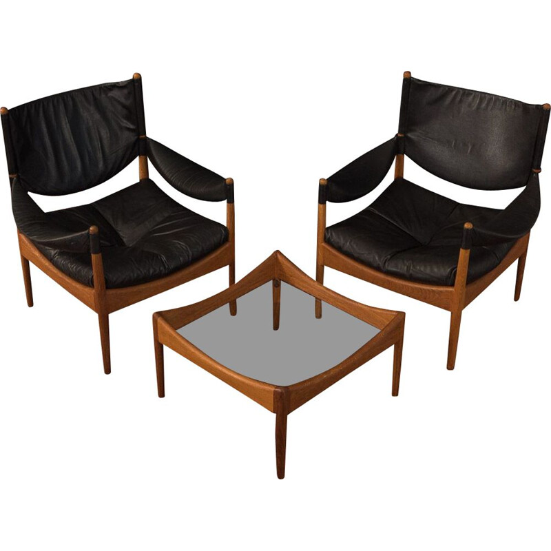 VIntage Seating Group by Kristian Solmer Vedel 1960s