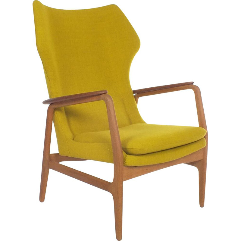 Vintage Yellow Aksel Bender Madsen by Bovenkamp armchair, Denmark