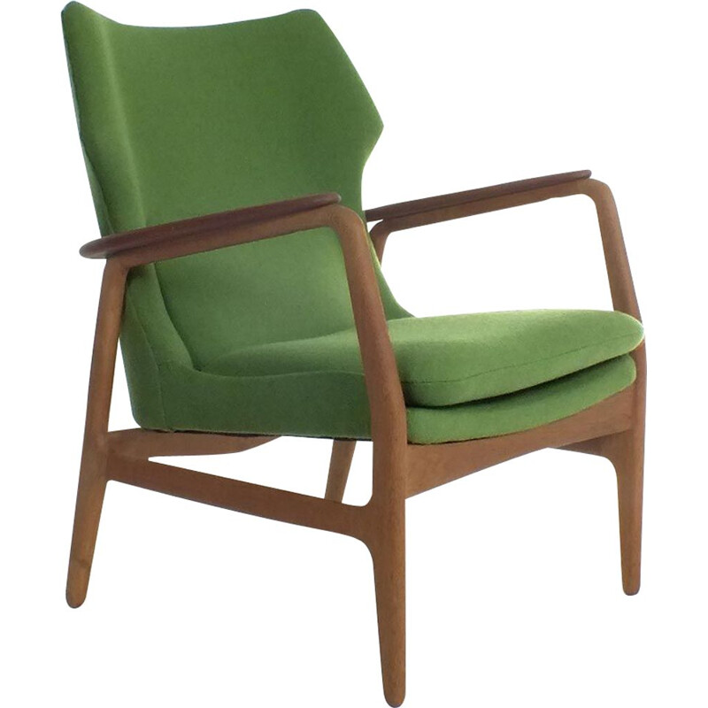 Vintage Green Armchair by Aksel Bender Madsen for Bovenkamp 1960s