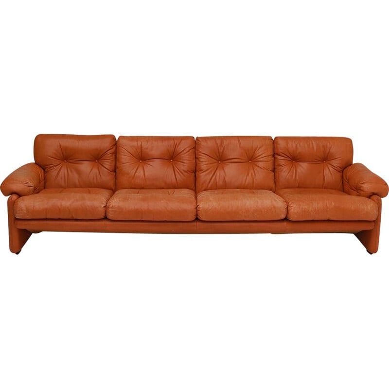 Canapé droit Cuir Luxe Design Confort