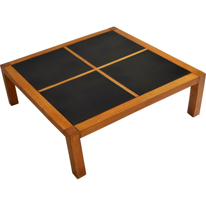Large vintage coffee table by André Sornay