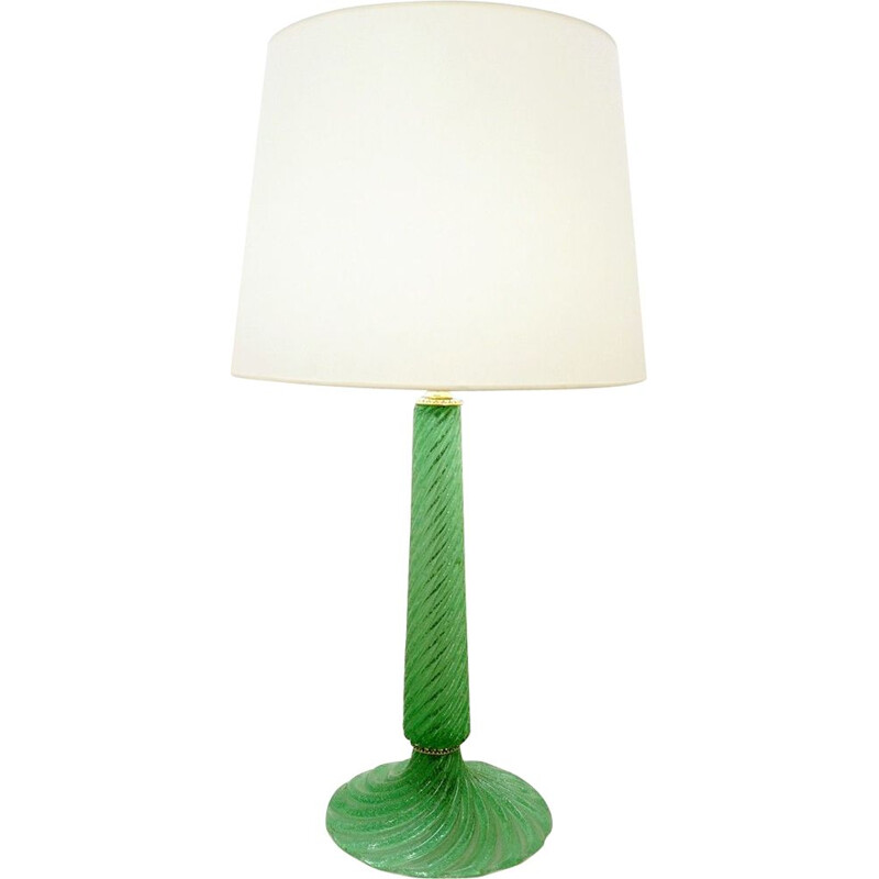 Vintage table lamp Scarpa for Barovier