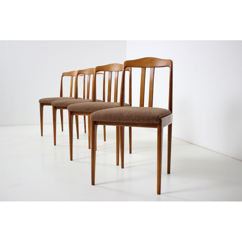 Set of 4 vintage dining chairs Czechoslovakia 1960s