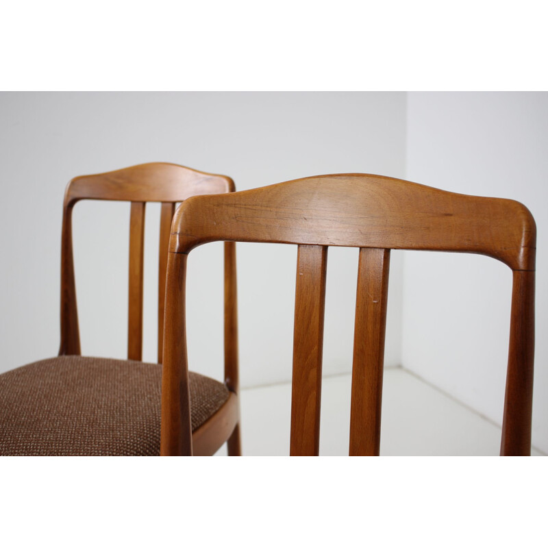 Set of 4 vintage dining chairs Czechoslovakia 1960s