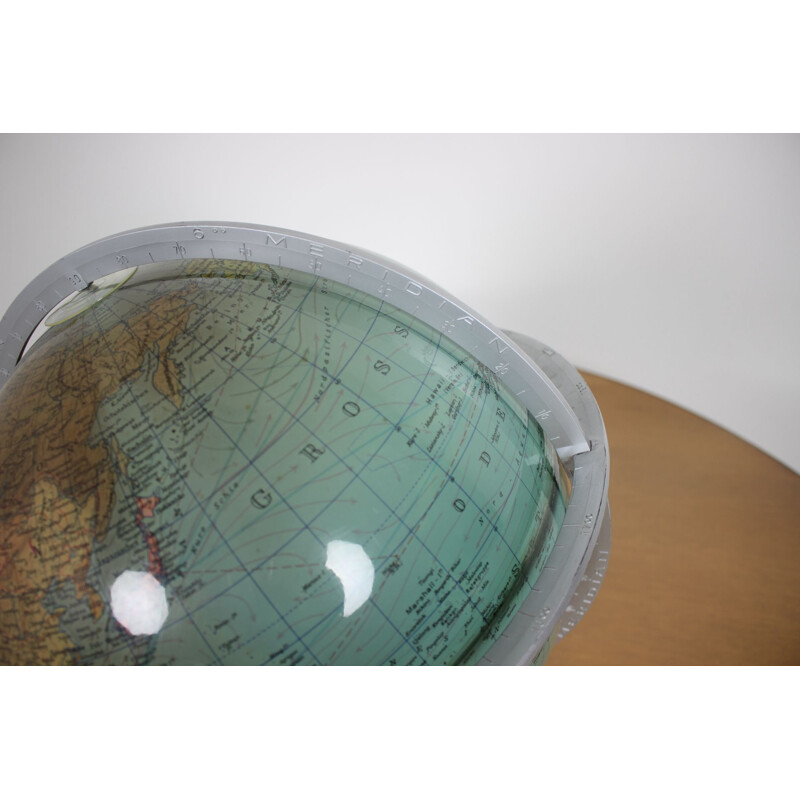 Vintage Orientation Globe Columbus German 1950