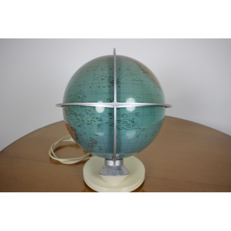 Vintage Orientation Globe Columbus German 1950