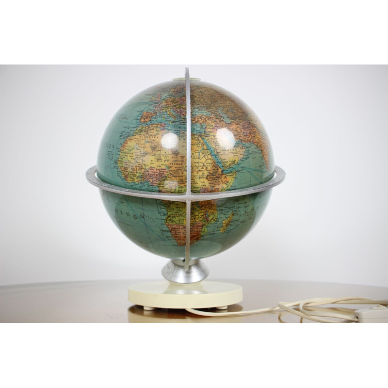 Vintage Orientation Globe Columbus German 1950