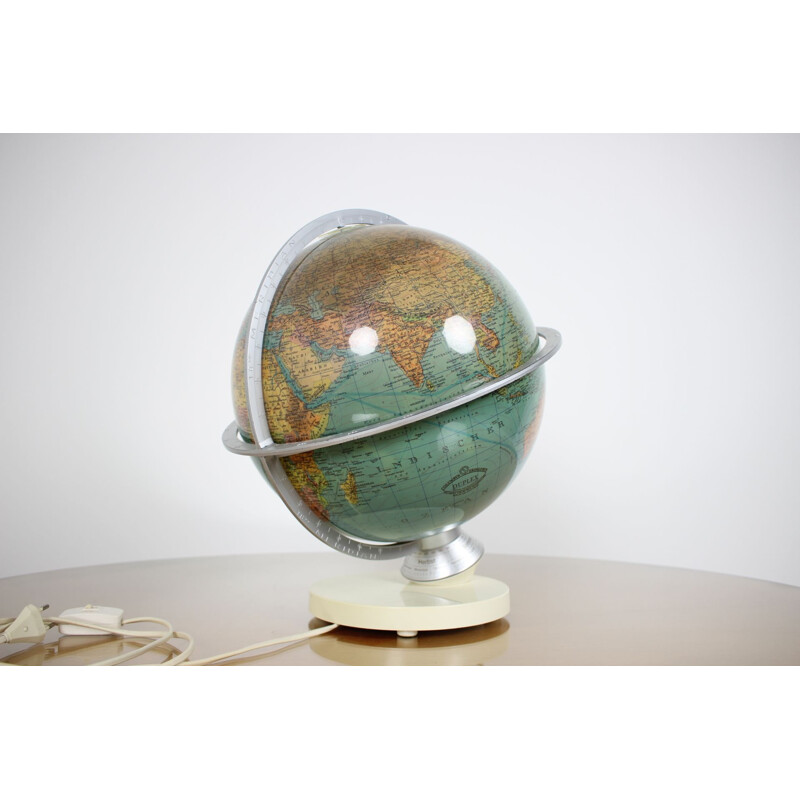 Vintage Orientation Globe Columbus German 1950
