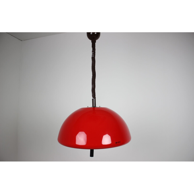 Meblo vintage hanglamp van Harvey Guzzini 1970
