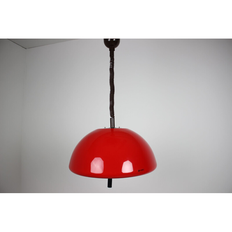 Lampada a sospensione vintage Meblo di Harvey Guzzini 1970