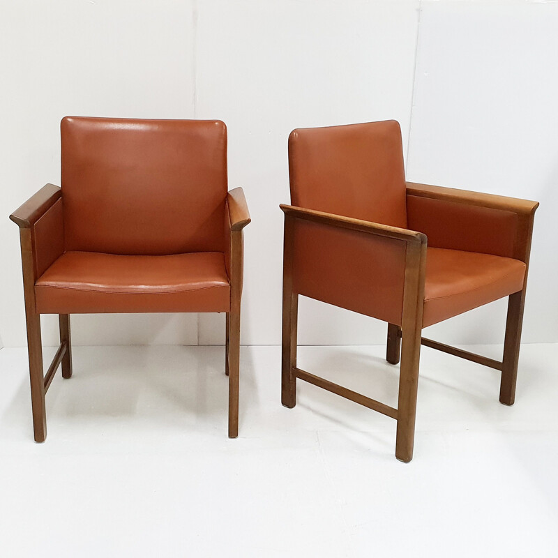 Pair of vintage armchairs by Hans Olsen for CS Mobler Glostrup