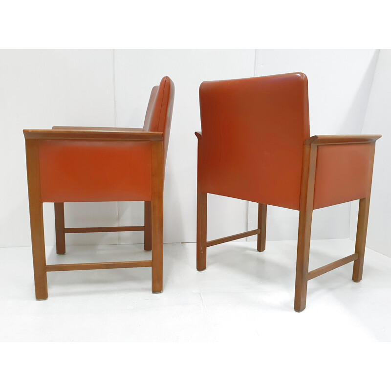 Pair of vintage armchairs by Hans Olsen for CS Mobler Glostrup