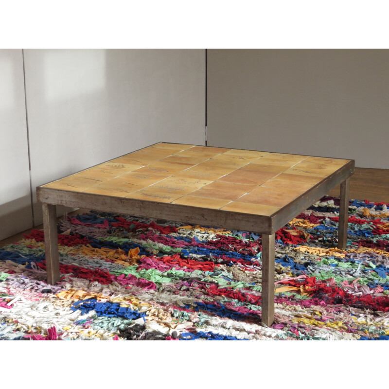 Coffee table "Garrigue" Roger Capron - 70