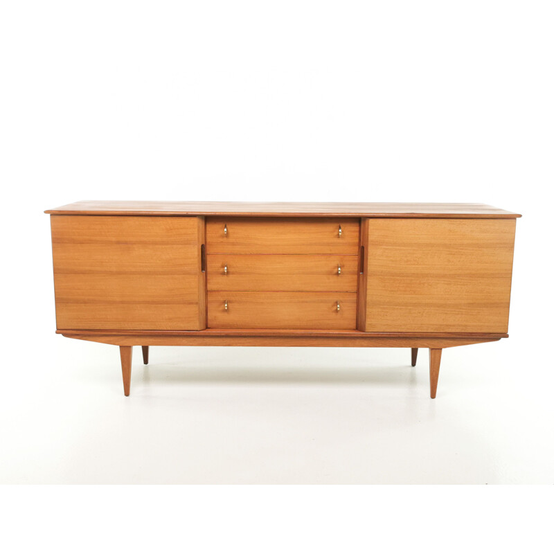 Vintage walnut sideboard by Alfred Cox, British