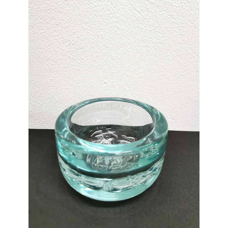 Vintage Murano glass ashtray Barovier and Toso Italy 1960