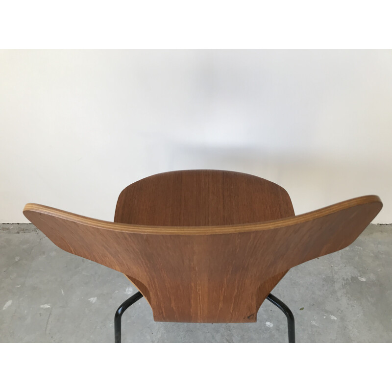 Set of 4 vintage Hammer chairs by Arne Jacobsen for Fritz Hansen 1970