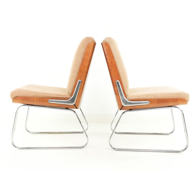 Pair of vintage office armchairs Gordon Russell 1970