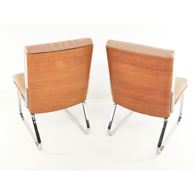 Pair of vintage office armchairs Gordon Russell 1970