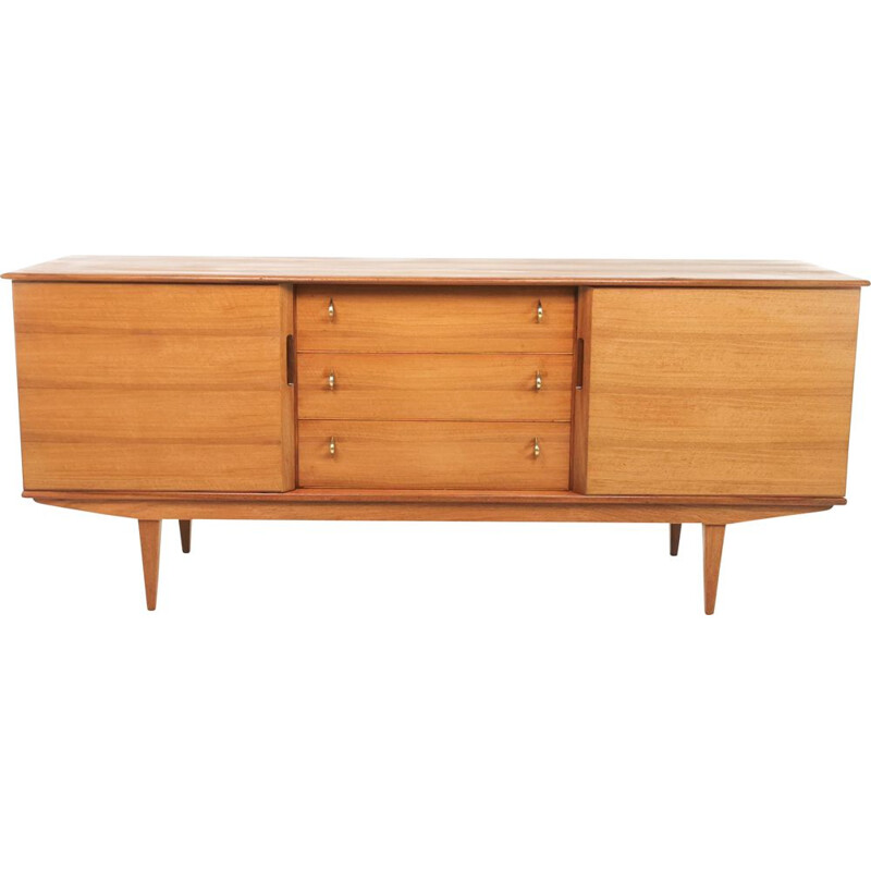 Vintage walnut sideboard by Alfred Cox, British