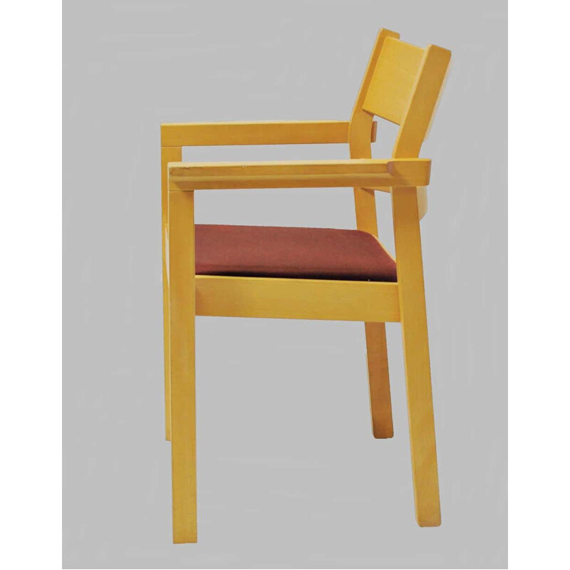 Paire de fauteuils vintage en hêtre par Hans J. Wegner 1988