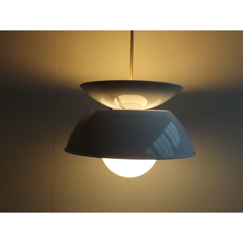 Vintage Cetra pendant lamp by Vico Magistretti for Artemide 1965