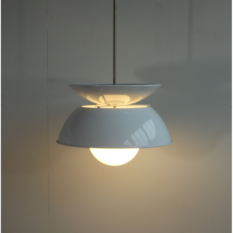 Vintage Cetra pendant lamp by Vico Magistretti for Artemide 1965