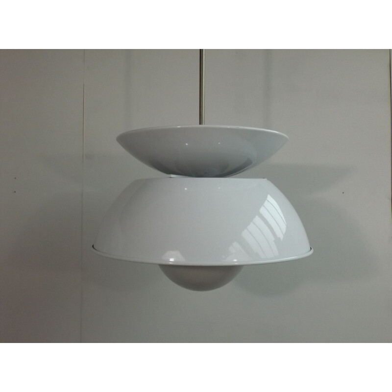 Vintage Cetra pendant lamp by Vico Magistretti for Artemide 1965