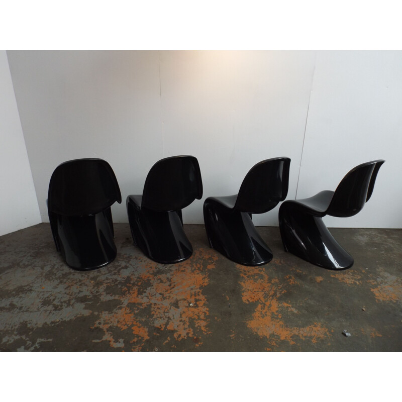 Set of 4 vintage chairs Panton