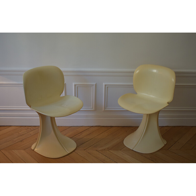 Pair of vintage chairs Fleur de Pierre Paulin for Boro 1973s