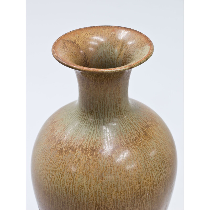 Vintage stoneware floor vase by Gunnar Nylund for Rörstrand, Sweden 1950