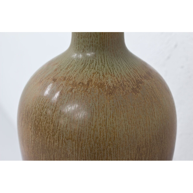 Vintage stoneware floor vase by Gunnar Nylund for Rörstrand, Sweden 1950