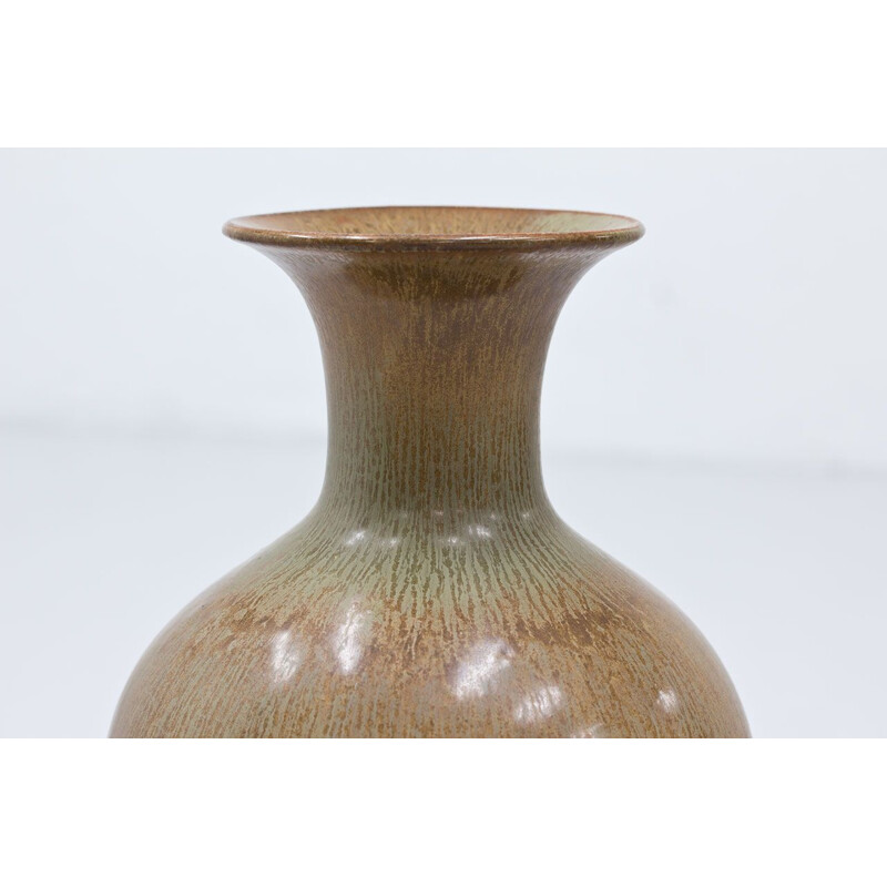 Vintage stoneware floor vase by Gunnar Nylund for Rörstrand, Sweden 1950