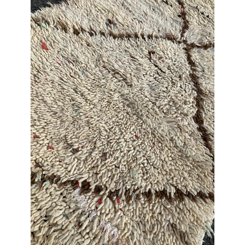 Vintage Beni Ouarain Berber Carpet