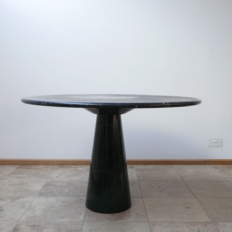 Vintage Angelo Mangiarotti Marble Dining Table, Italian 1970s