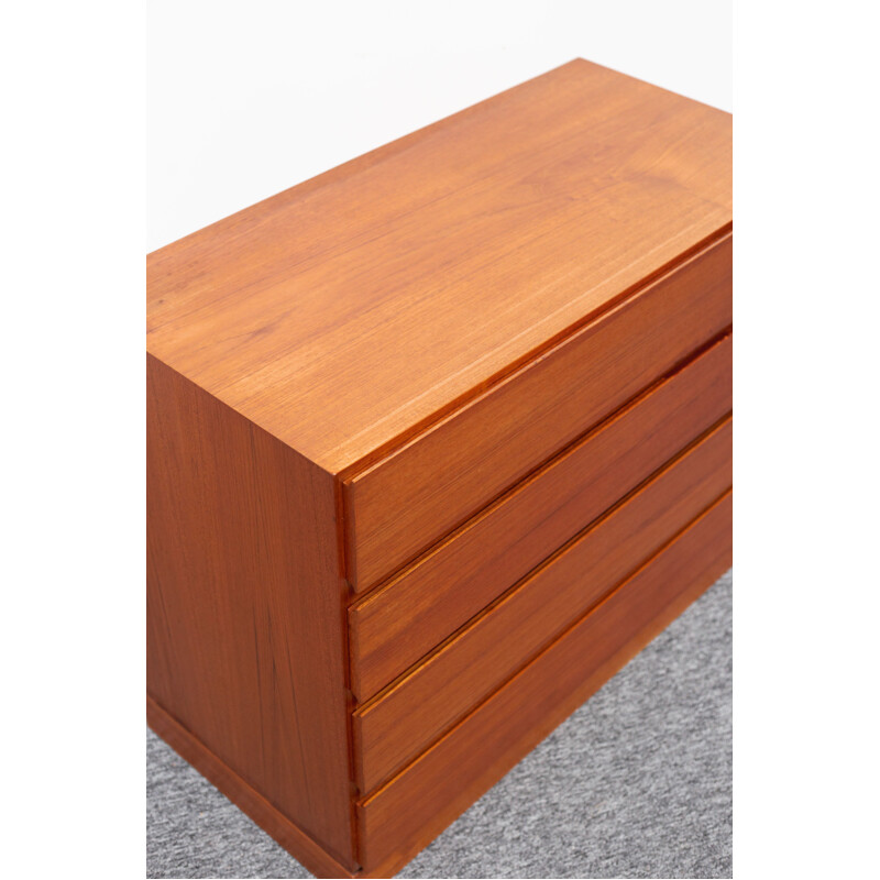 Pair of vintage teak chest of drawers by Arne Wahl Iversen for Vinde Modelfabrik