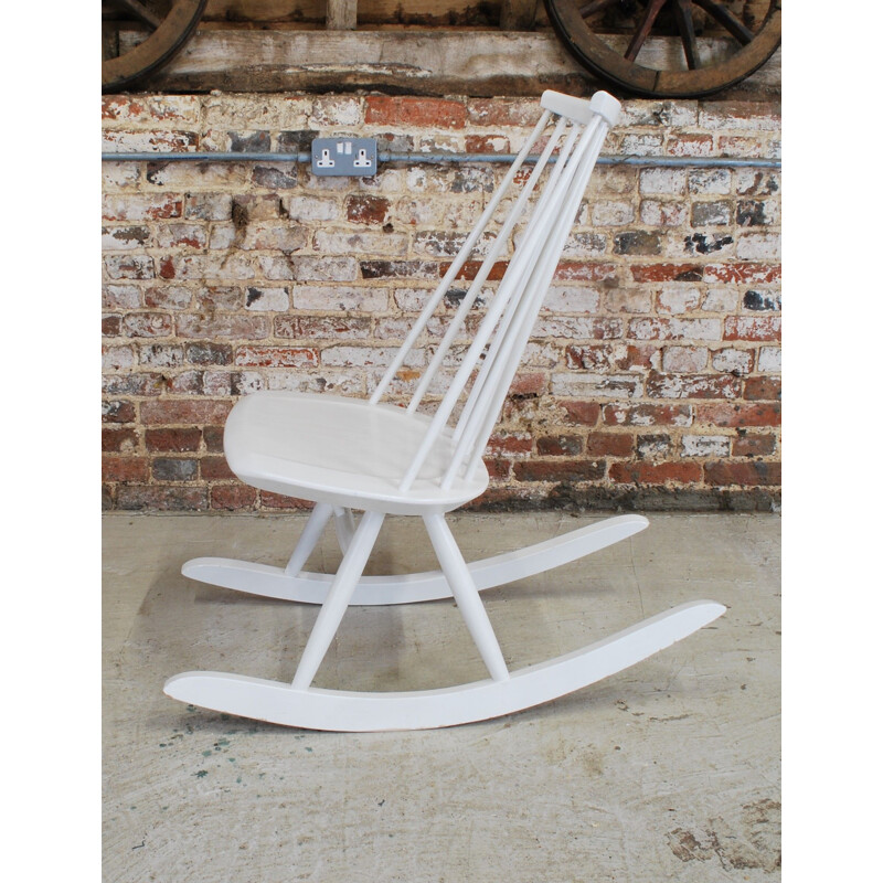 Vintage Mademoiselle rocking chair by Ilmari Tapiovaara 1956s