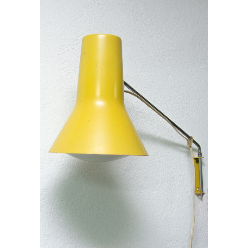 Mid century wall lamp by Josef Hurka 1960s