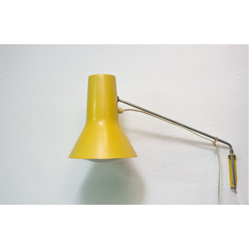 Mid century wall lamp by Josef Hurka 1960s