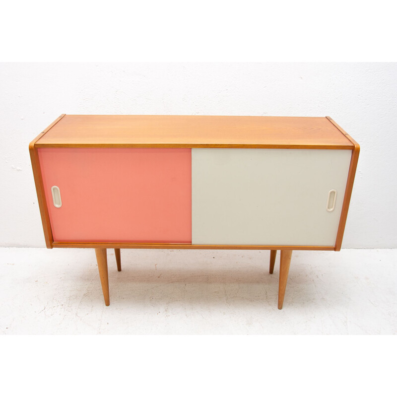 Vintage highboard by Jiří Jiroutek, Czechoslovakia 1962