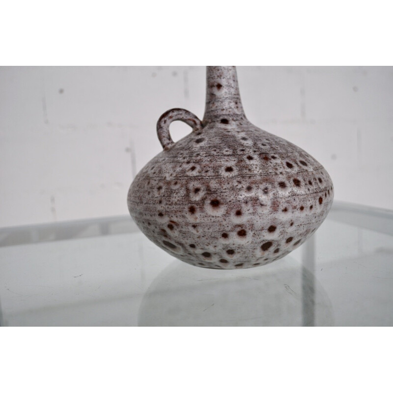 Vaso vintage in ceramica bianca per Grandjean-Jourdan, 1950