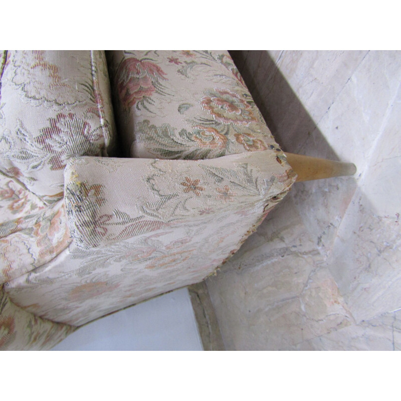 Canapé vintage en tissu de Gio Ponti 1950